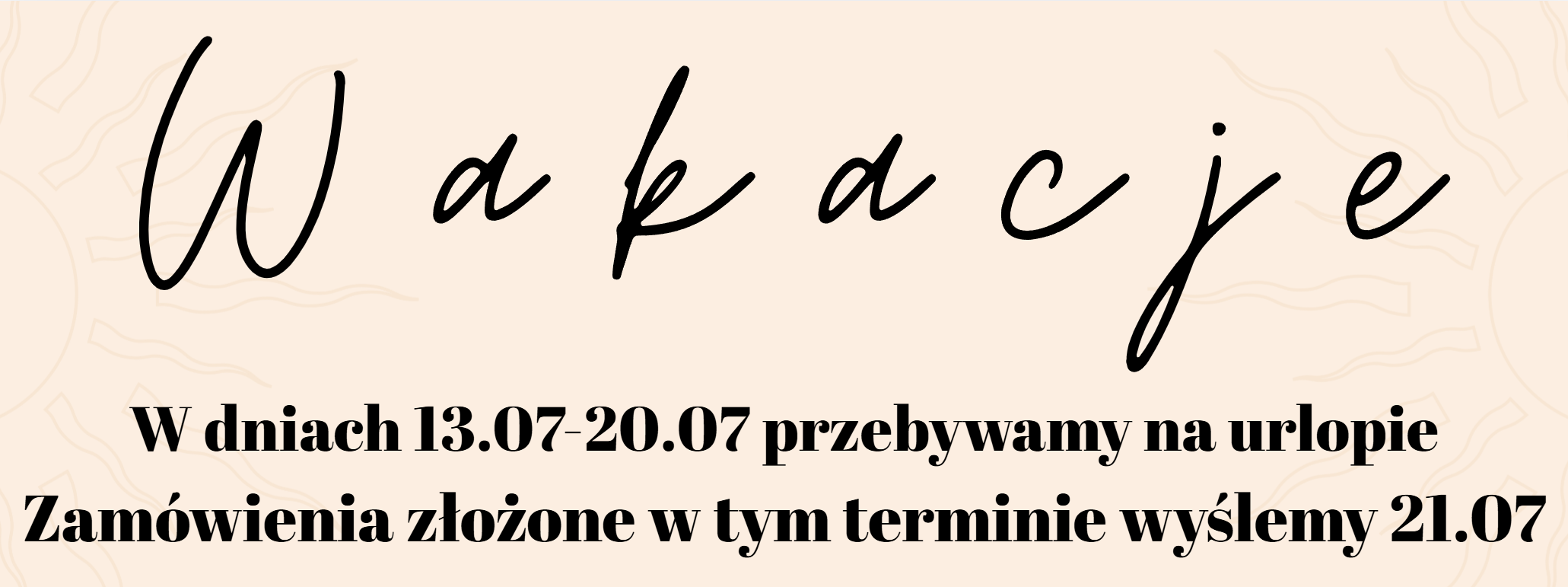 WAKACJE